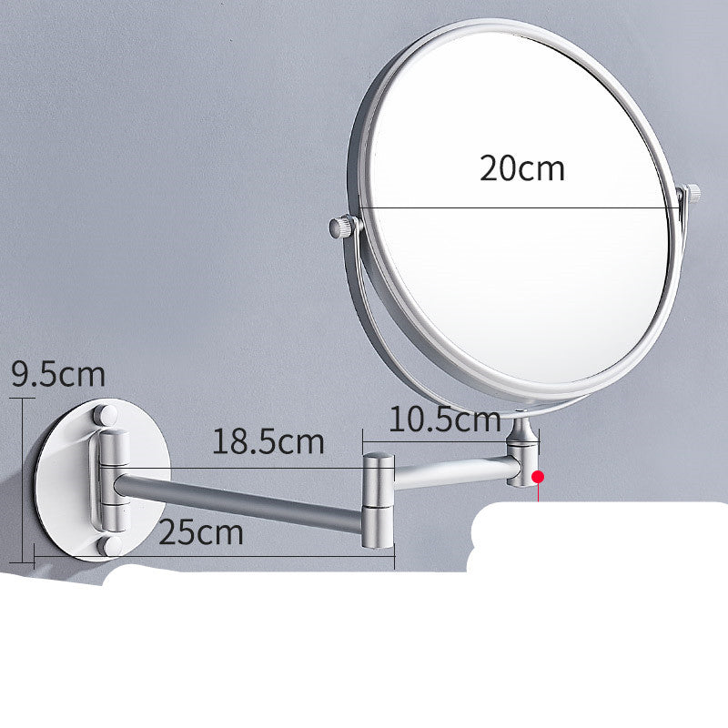 Punch-Free Makeup Vanity Mirror Double Sided Wall Mounted