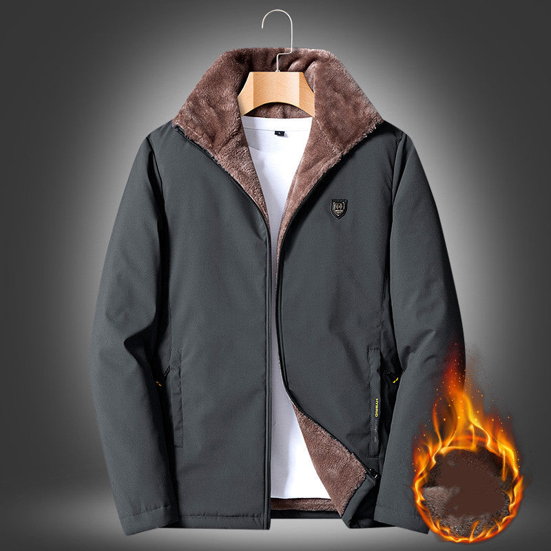 Premium Casual Tops Middle-aged And Elderly Men's Spring And Autumn Jackets
