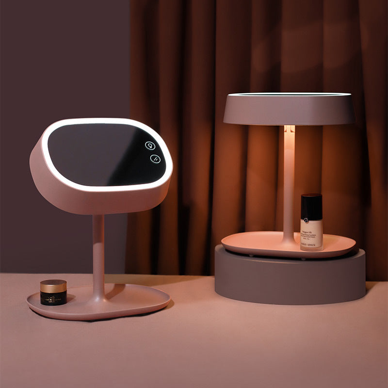 Beautiful Desktop Desk Lamp Mirror with Fill Light Beauty Folding.