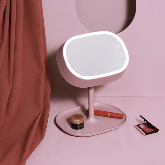 Beautiful Desktop Desk Lamp Mirror with Fill Light Beauty Folding.