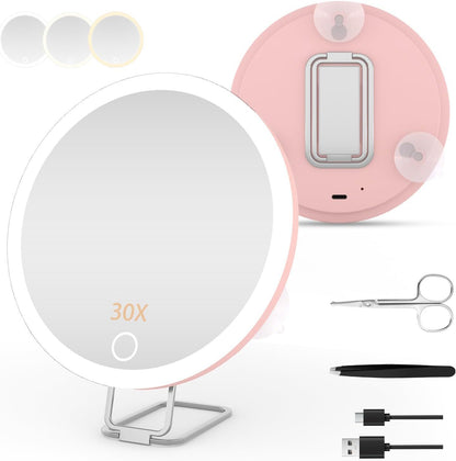 Charging Led Fill Light With Light Bracket Rotating Makeup Mirror.
