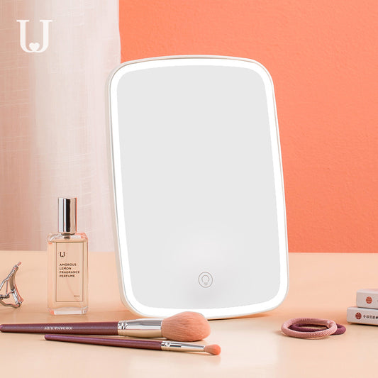 Intelligent Portable Desktop Ladies Makeup Light Adjustable Women Girls Rectangle Mirrors.