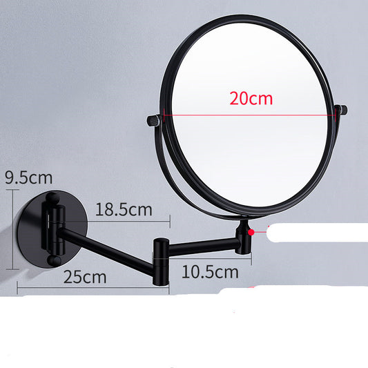 Punch-Free Makeup Vanity Mirror Double Sided Wall Mounted