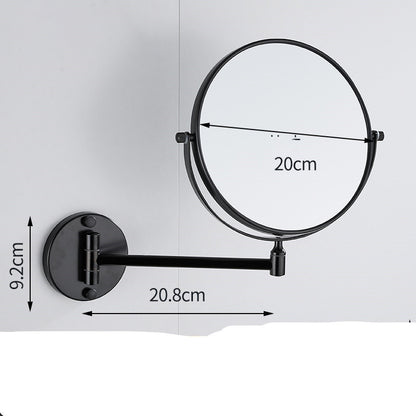 Punch-Free Makeup Vanity Mirror Double Sided Wall Mounted