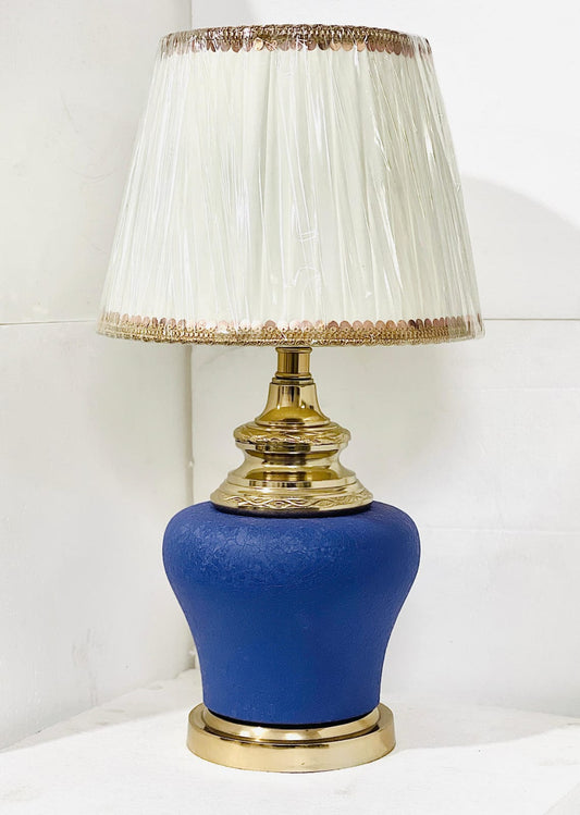 Classic Royal Blue & Gold Table Lamp | Elegant Home & Office Lighting
