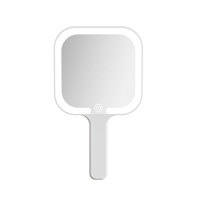Portable Led Make-up Mirror with Handheld Light for Make-up.