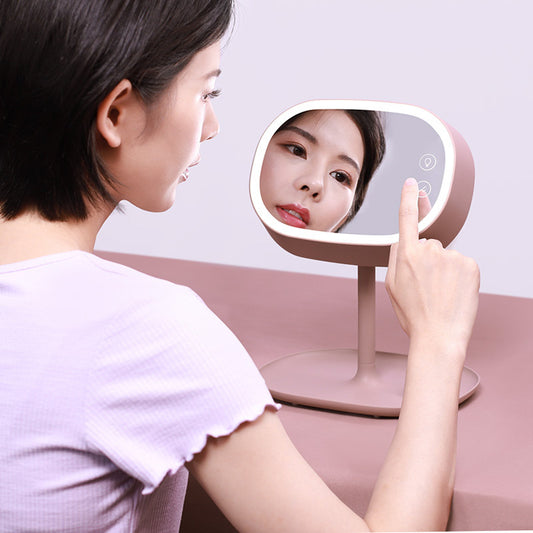 Beautiful Desktop Desk Lamp Mirror with Fill Light Beauty Folding.