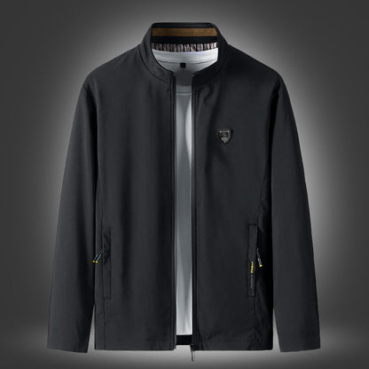 Premium Casual Tops Middle-aged And Elderly Men's Spring And Autumn Jackets