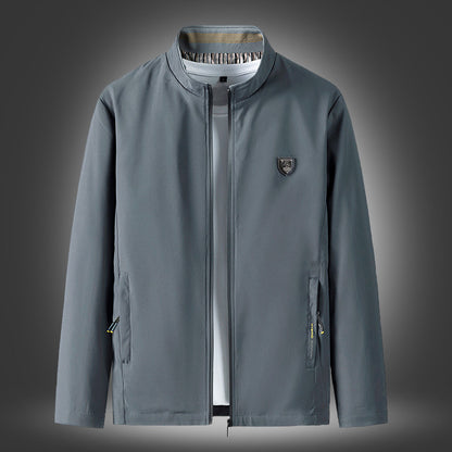 Premium Casual Tops Middle-aged And Elderly Men's Spring And Autumn Jackets