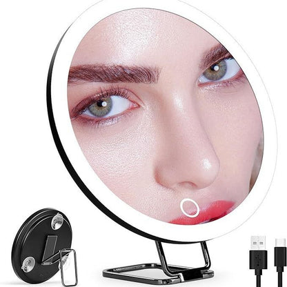 Charging Led Fill Light With Light Bracket Rotating Makeup Mirror.