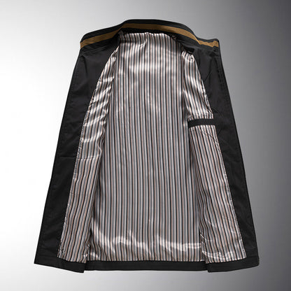Premium Casual Tops Middle-aged And Elderly Men's Spring And Autumn Jackets