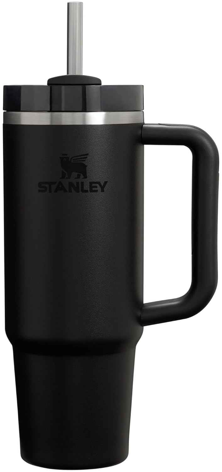 Stanley Stainless Steel Tumbler with Handle – Leak-Proof, Double-Wall Vacuum Insulated Reusable Bottle for Hot & Cold Drinks | Travel Sipper for Office, Gym & Car - 1200ml