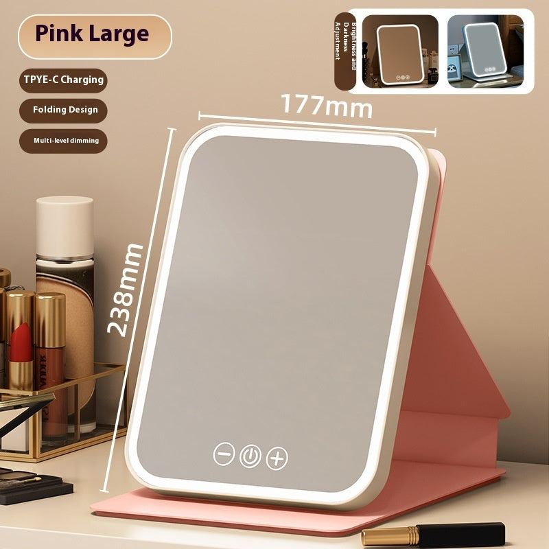 Plus-sized Led Make-up Mirror Desktop With Fill Light