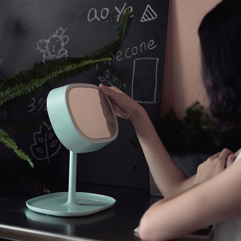 Beautiful Desktop Desk Lamp Mirror with Fill Light Beauty Folding.