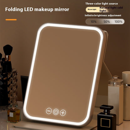 Plus-sized Led Make-up Mirror Desktop With Fill Light