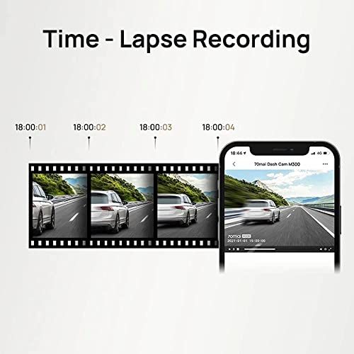 70mai Dash Cam M300 Car FOV 1296P Night Vision Parking Surveillance